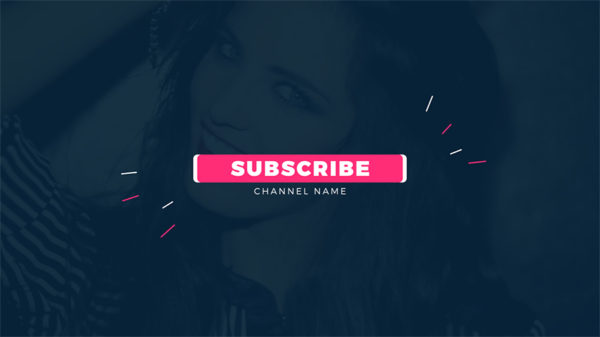 minimal subscribe button animation tutorial