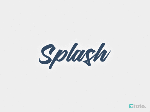 Splash-logo-animation
