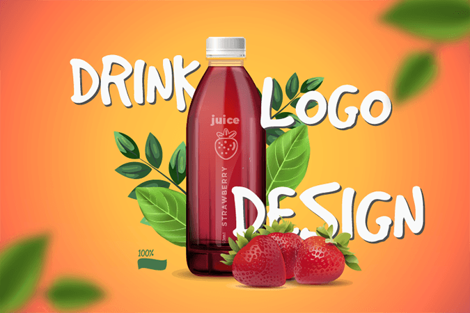 drink logo design