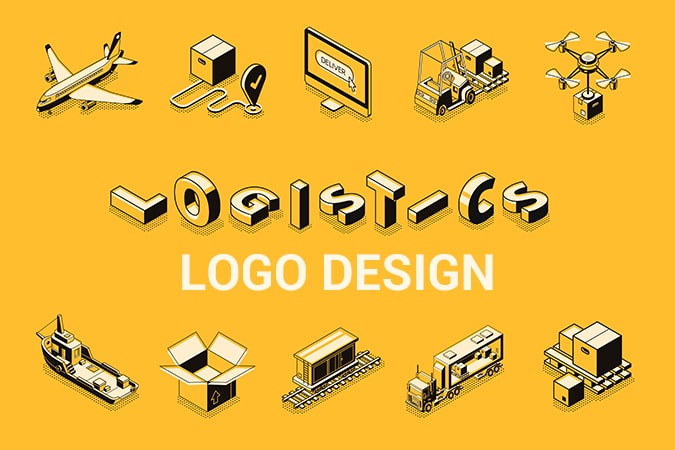 logistics logo design