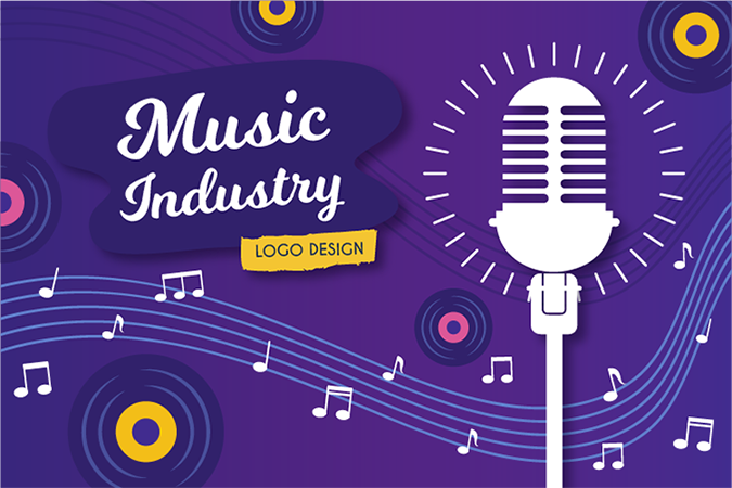 music industry logo design