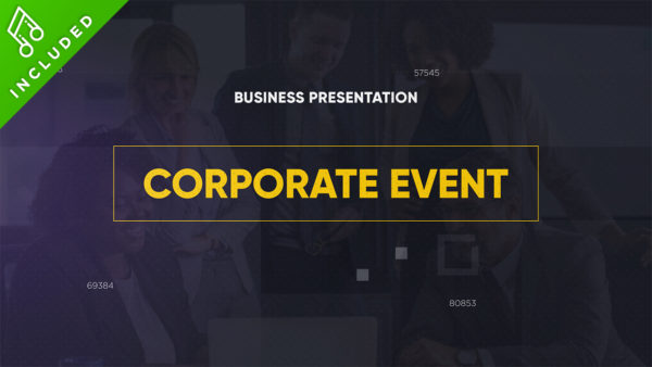 corporate event slideshow after effects template